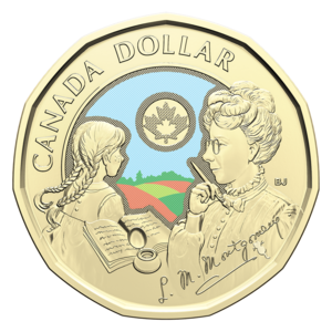 2024 1-dollar - Lucy Maud Montgomery - Coloured reverse